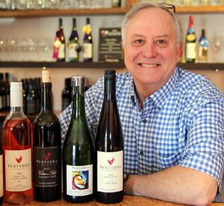 Paul Hamelin, owner of Verterra Winery in Leland, Michigan.