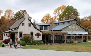 Cedar Creek Winery just off 37 near Martinsville.